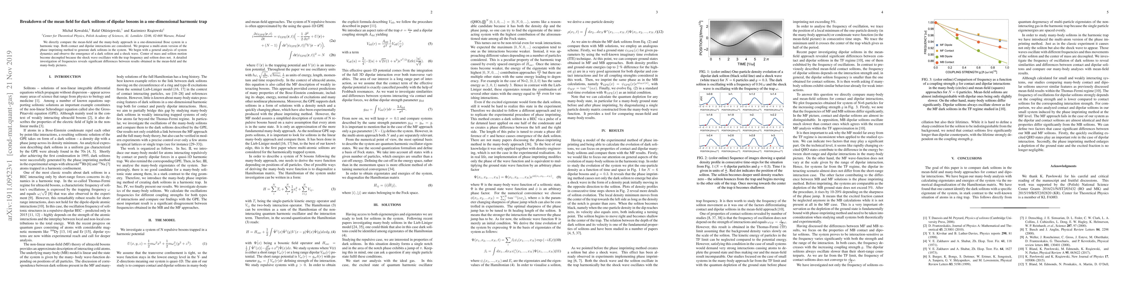 Thumbnail for Breakdown of the mean field for dark solitons of dipolar bosons in a
  one-dimensional harmonic trap