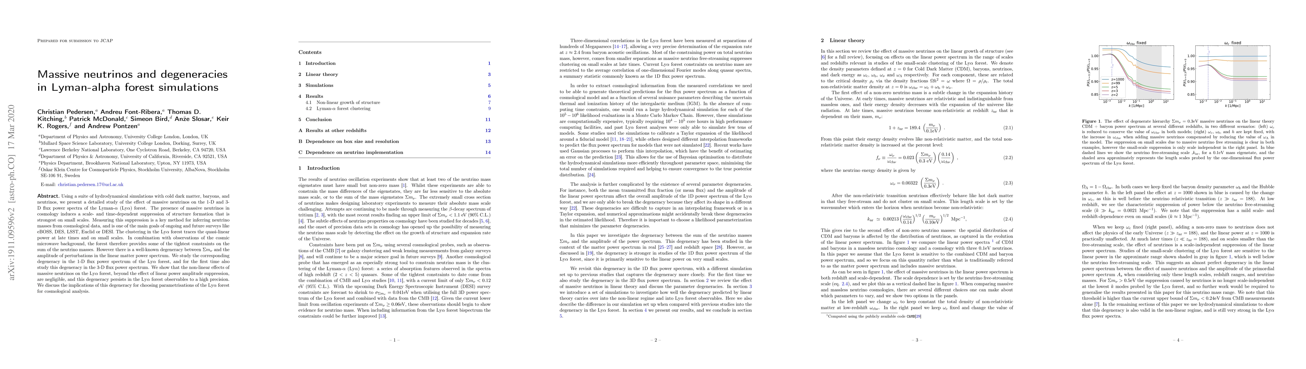 Thumbnail for Massive neutrinos and degeneracies in Lyman-alpha forest simulations