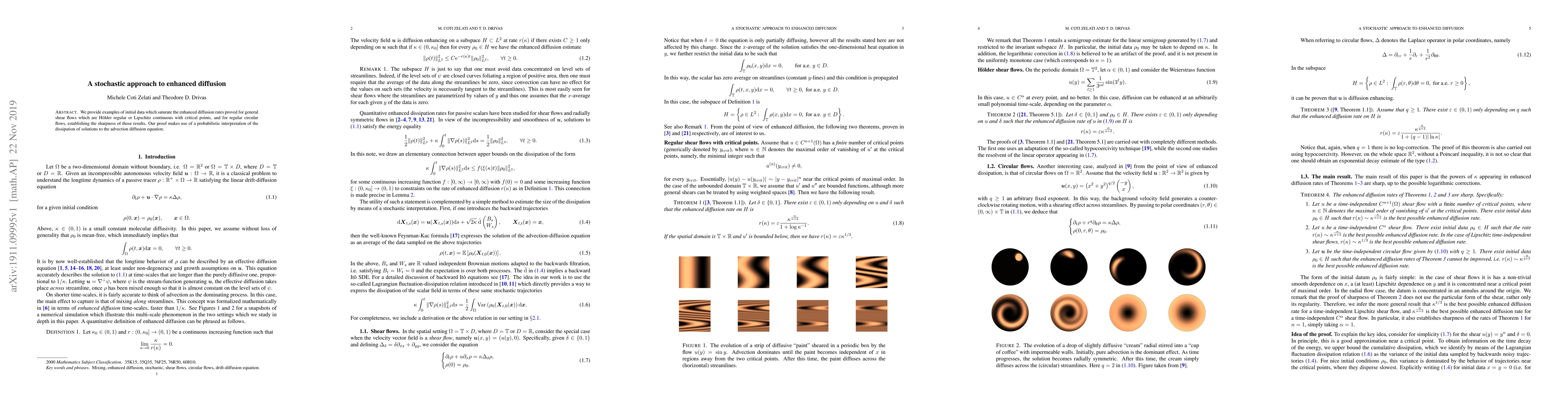 Thumbnail for A stochastic approach to enhanced diffusion