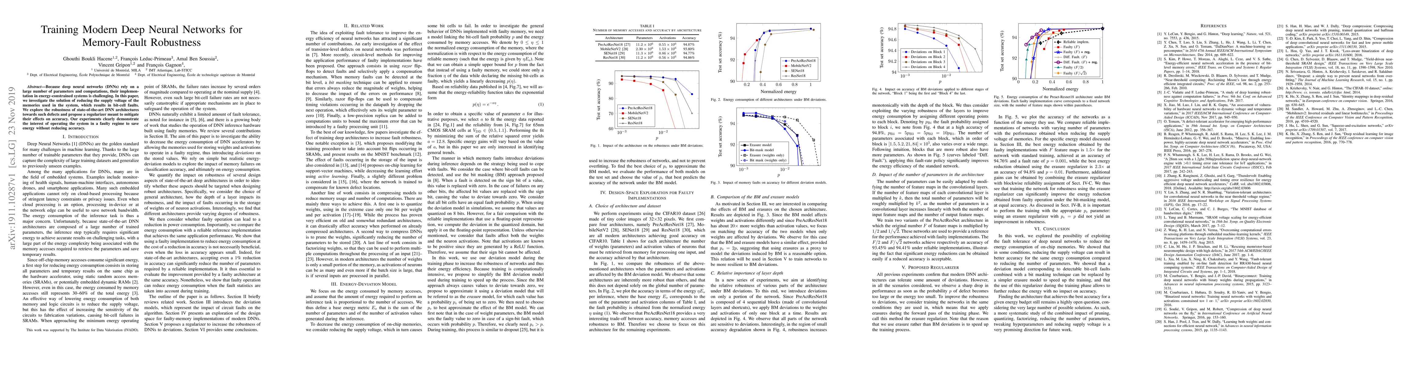 Thumbnail for Training Modern Deep Neural Networks for Memory-Fault Robustness