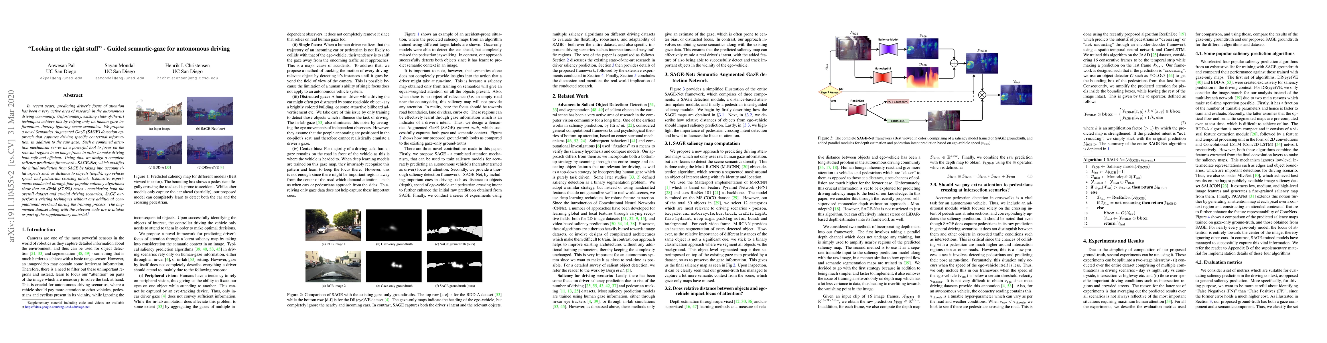 Thumbnail for Looking at the right stuff: Guided semantic-gaze for autonomous driving
