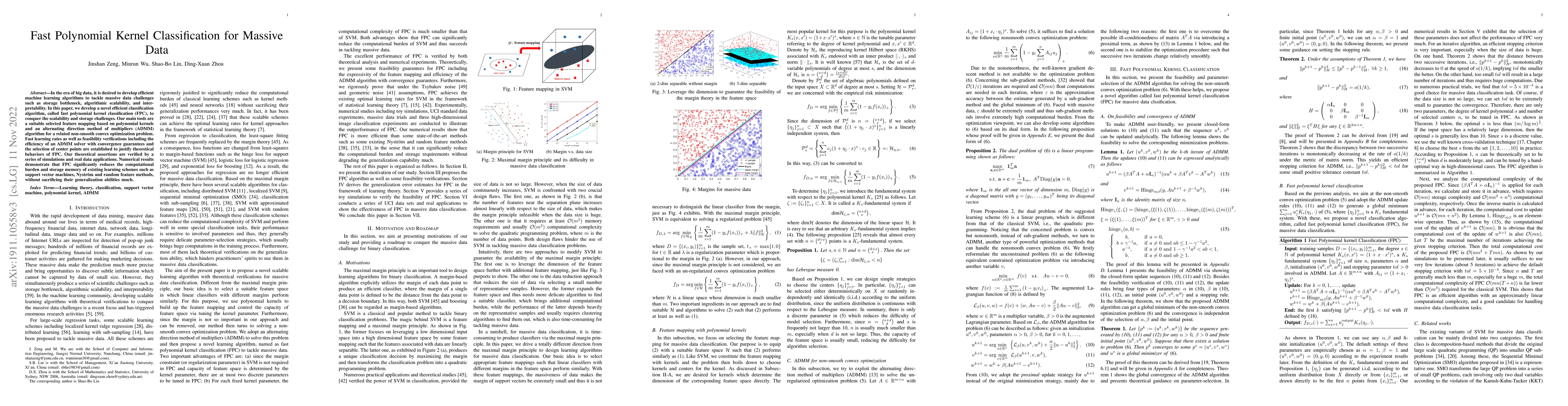 Thumbnail for Fast Polynomial Kernel Classification for Massive Data