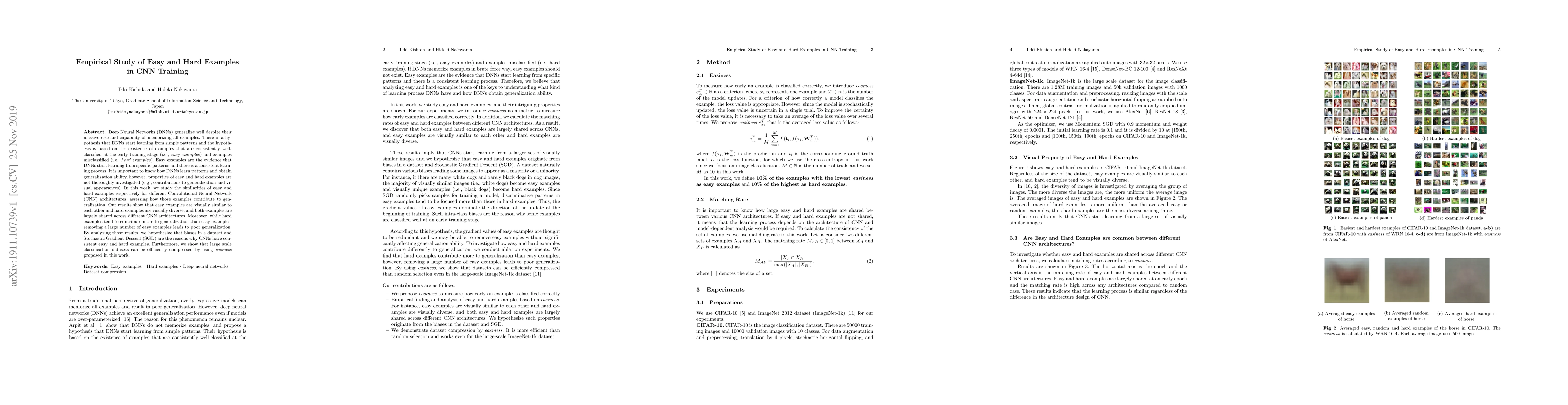 Thumbnail for Empirical Study of Easy and Hard Examples in CNN Training
