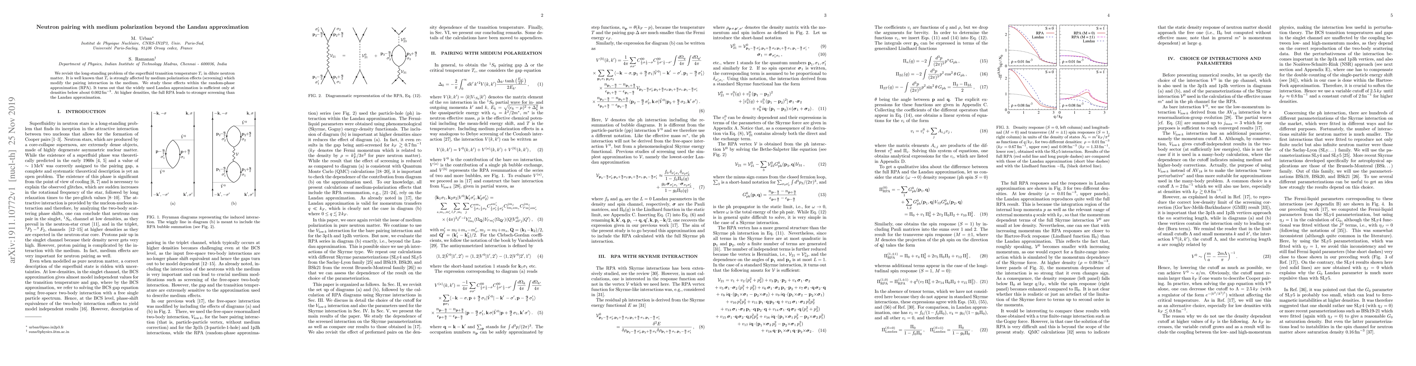 Thumbnail for Neutron pairing with medium polarization beyond the Landau approximation