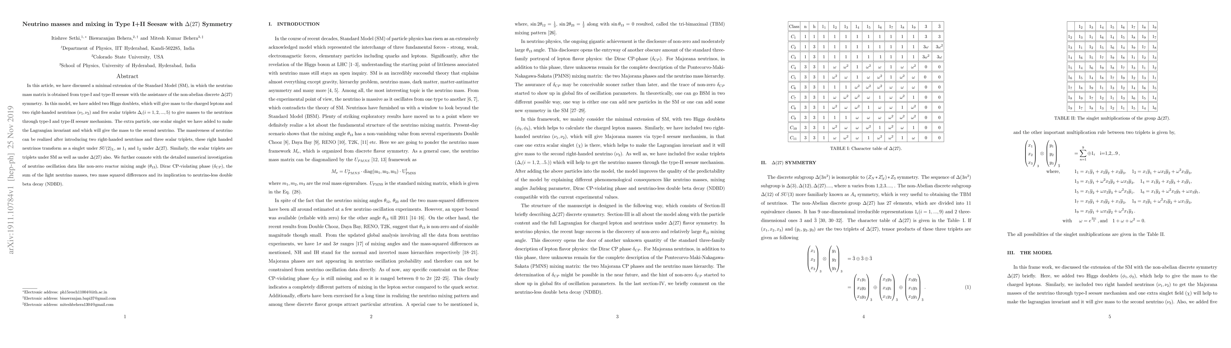 Thumbnail for Neutrino Phenomenology from Democratic Approach
