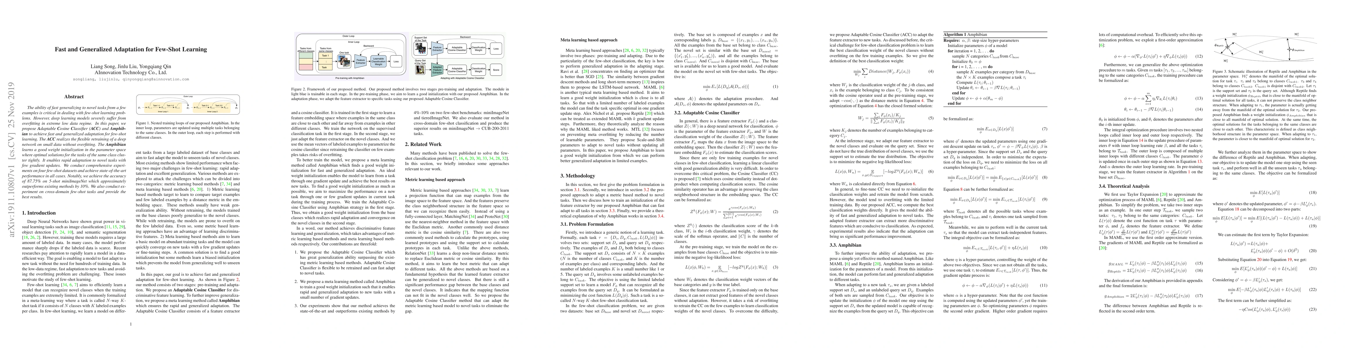 Thumbnail for Generalized Adaptation for Few-Shot Learning