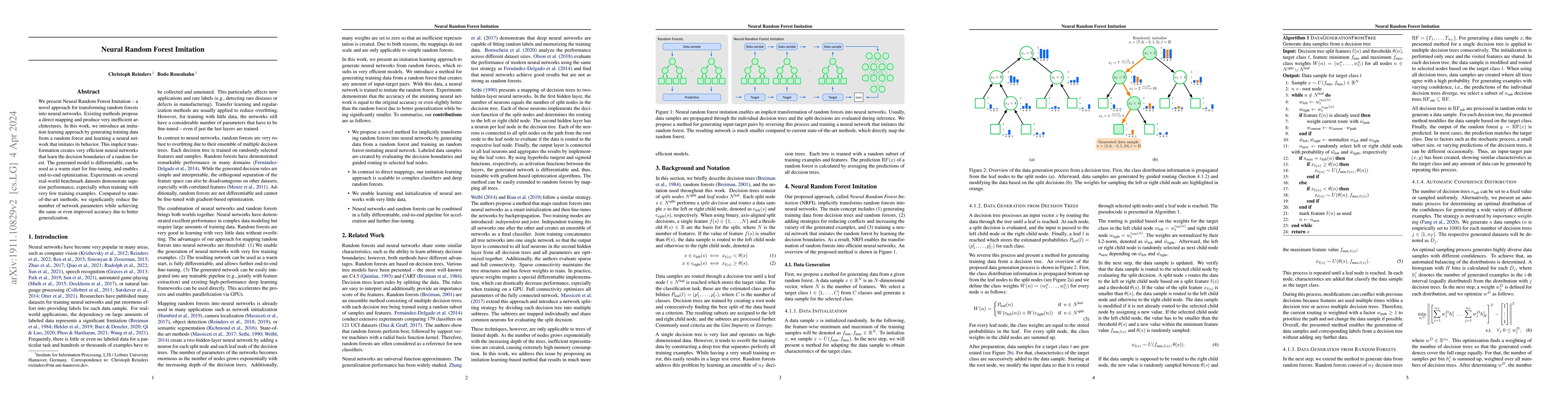 Thumbnail for Neural Random Forest Imitation