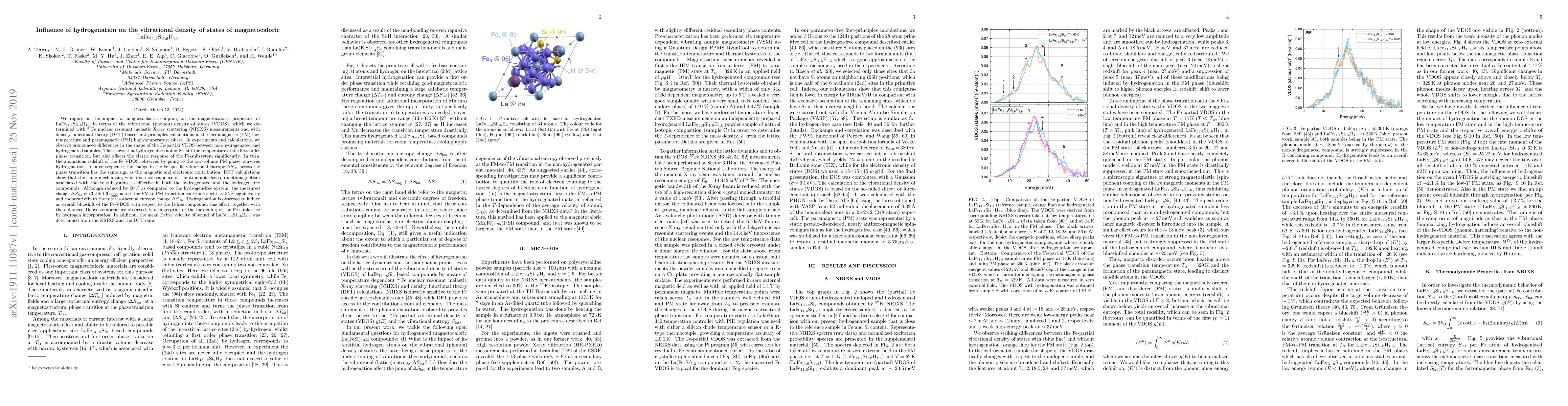 Thumbnail for Influence of hydrogenation on the vibrational density of states of
  magnetocaloric
  $\mathrm{LaFe}_\mathrm{11.4}\mathrm{Si}_\mathrm{1.6}\mathrm{H}_{1.6}$