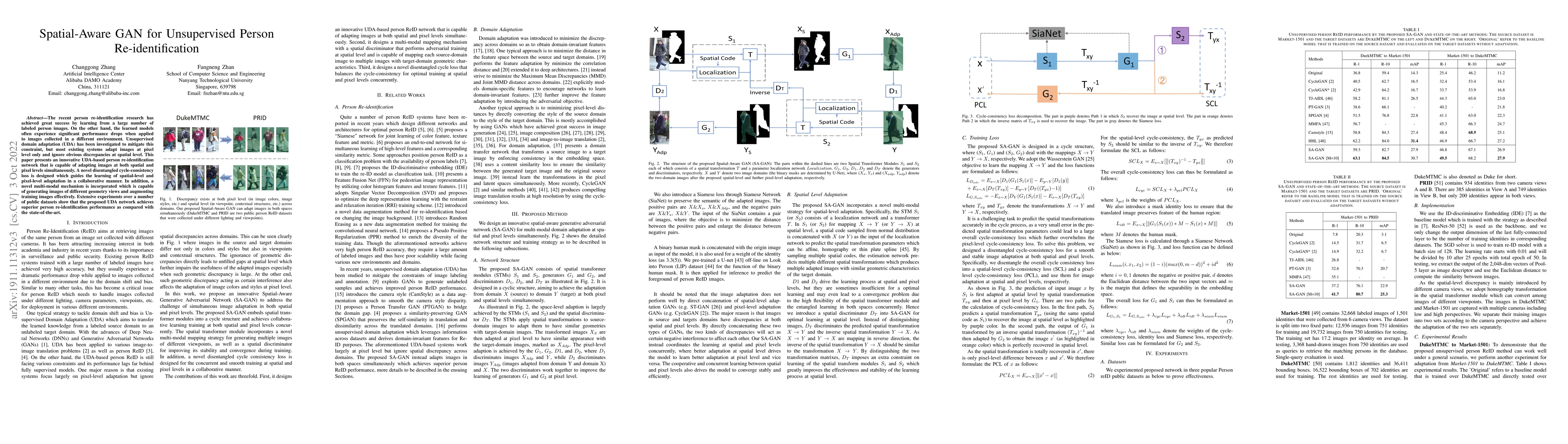 Thumbnail for Spatial-Aware GAN for Unsupervised Person Re-identification