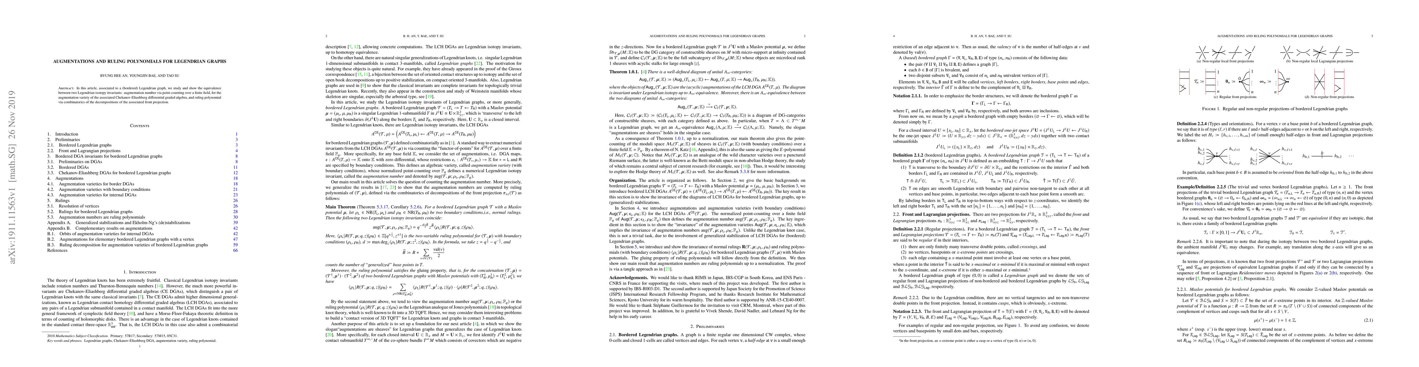 Thumbnail for Augmentations and ruling polynomials for Legendrian graphs