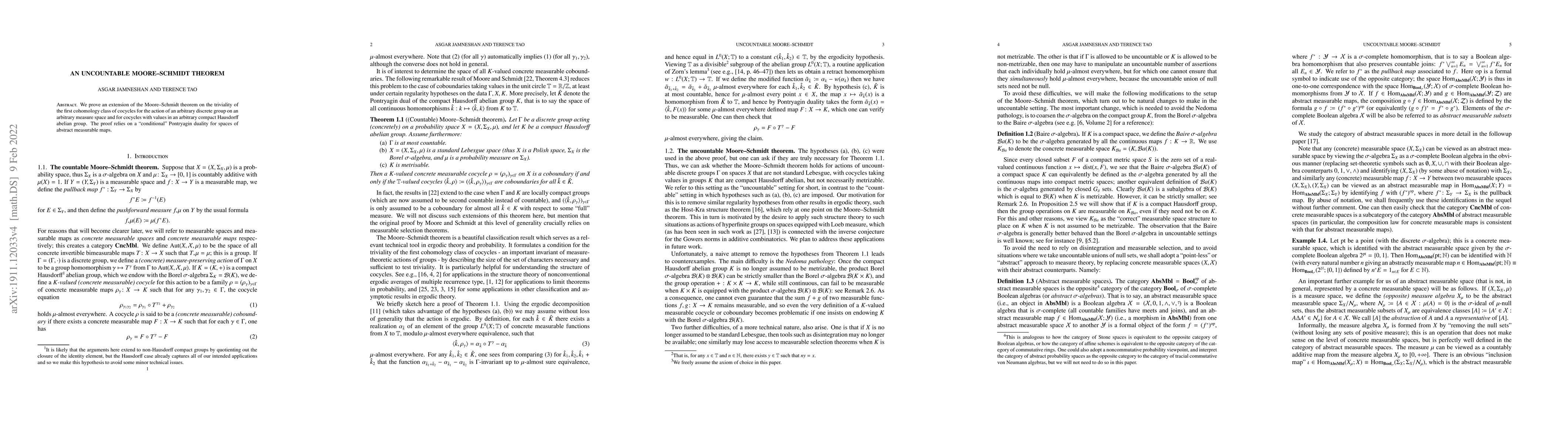 Thumbnail for An uncountable Moore-Schmidt theorem