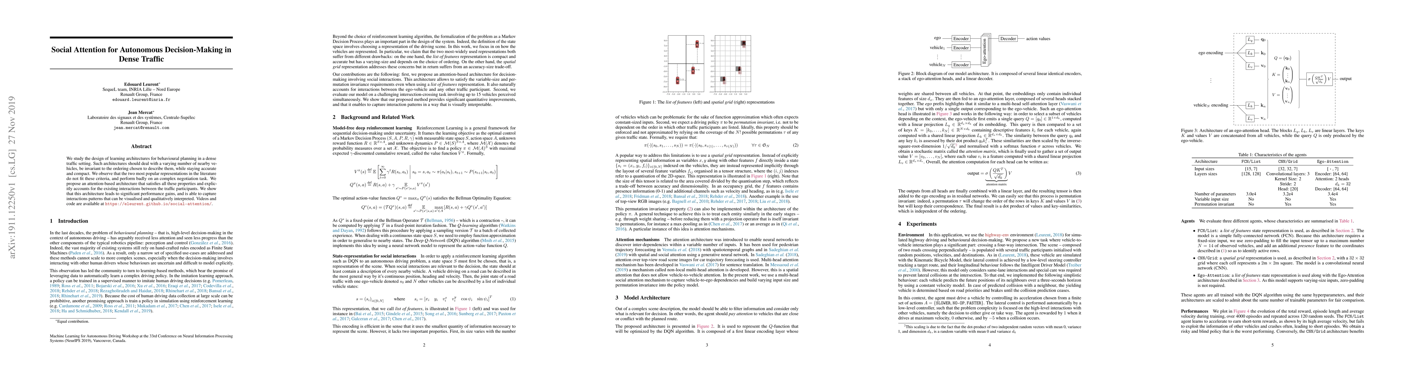 Thumbnail for Social Attention for Autonomous Decision-Making in Dense Traffic