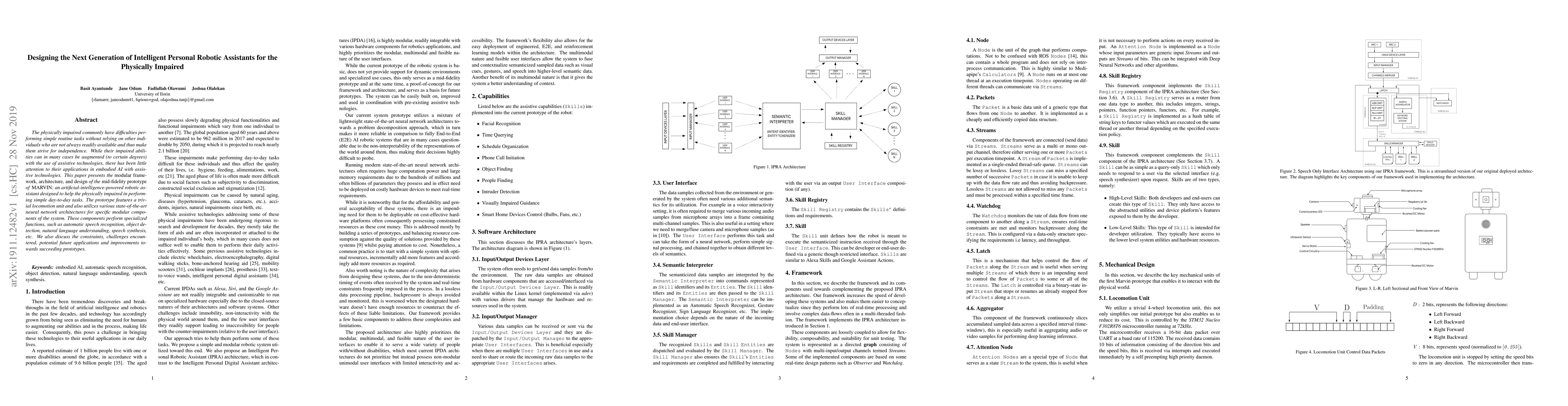 Thumbnail for Designing the Next Generation of Intelligent Personal Robotic Assistants
  for the Physically Impaired