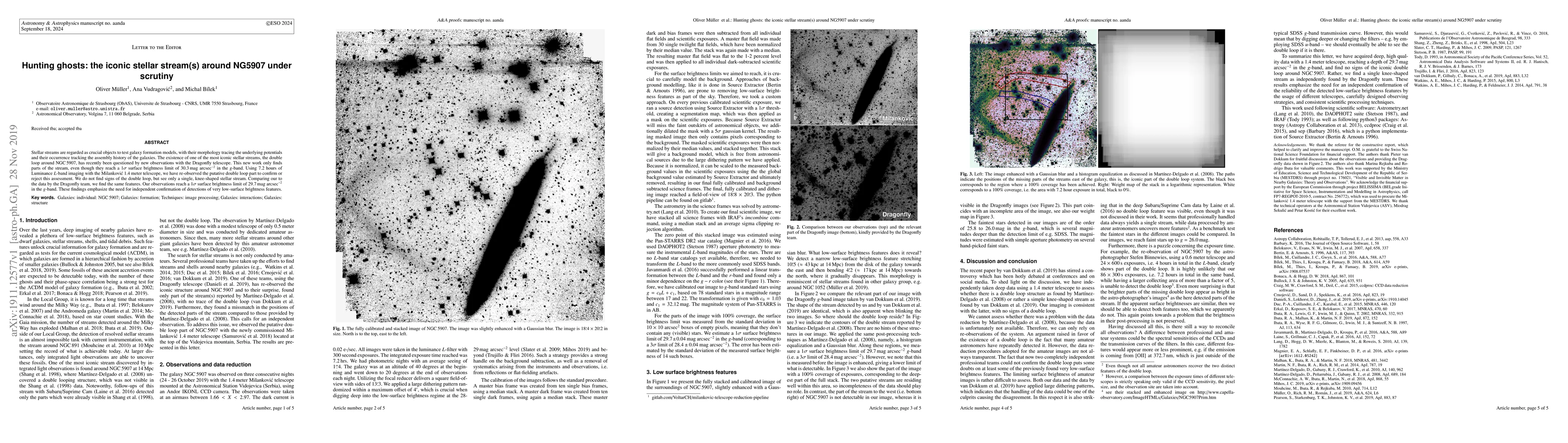 Thumbnail for Hunting ghosts: the iconic stellar stream(s) around NG5907 under
  scrutiny