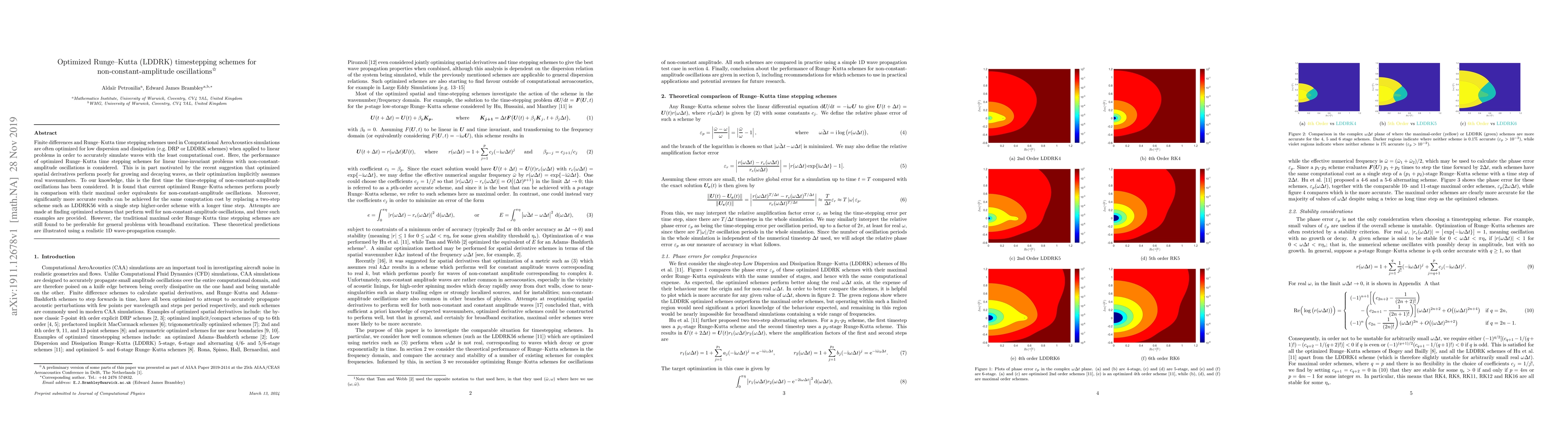 Thumbnail for Optimized Runge-Kutta (LDDRK) timestepping schemes for
  non-constant-amplitude oscillations