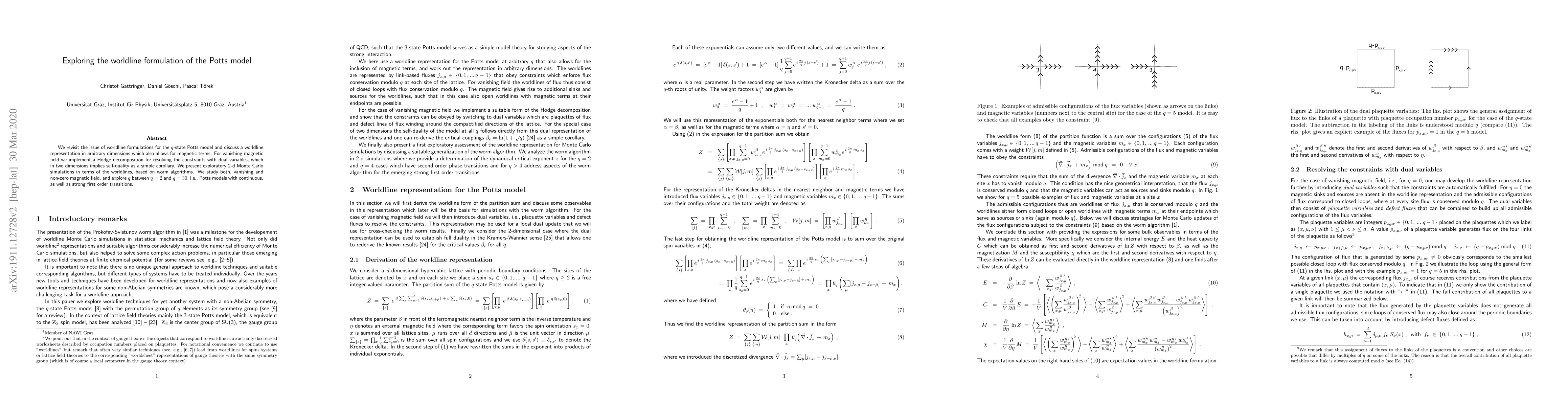 Thumbnail for Exploring the worldline formulation of the Potts model