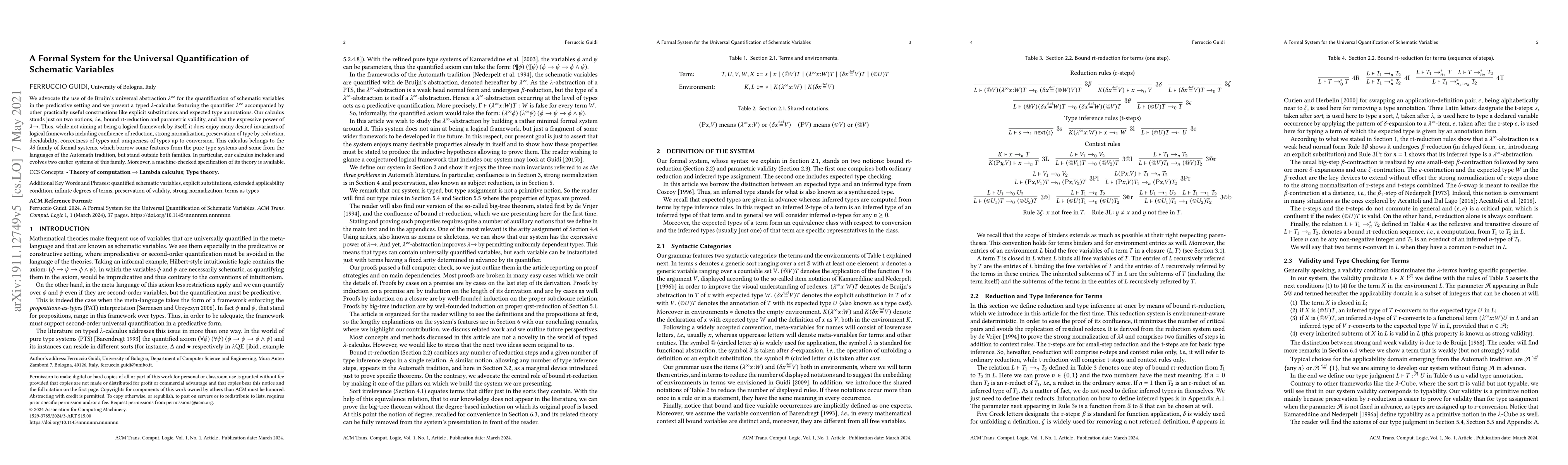Thumbnail for A Formal System for the Universal Quantification of Schematic Variables