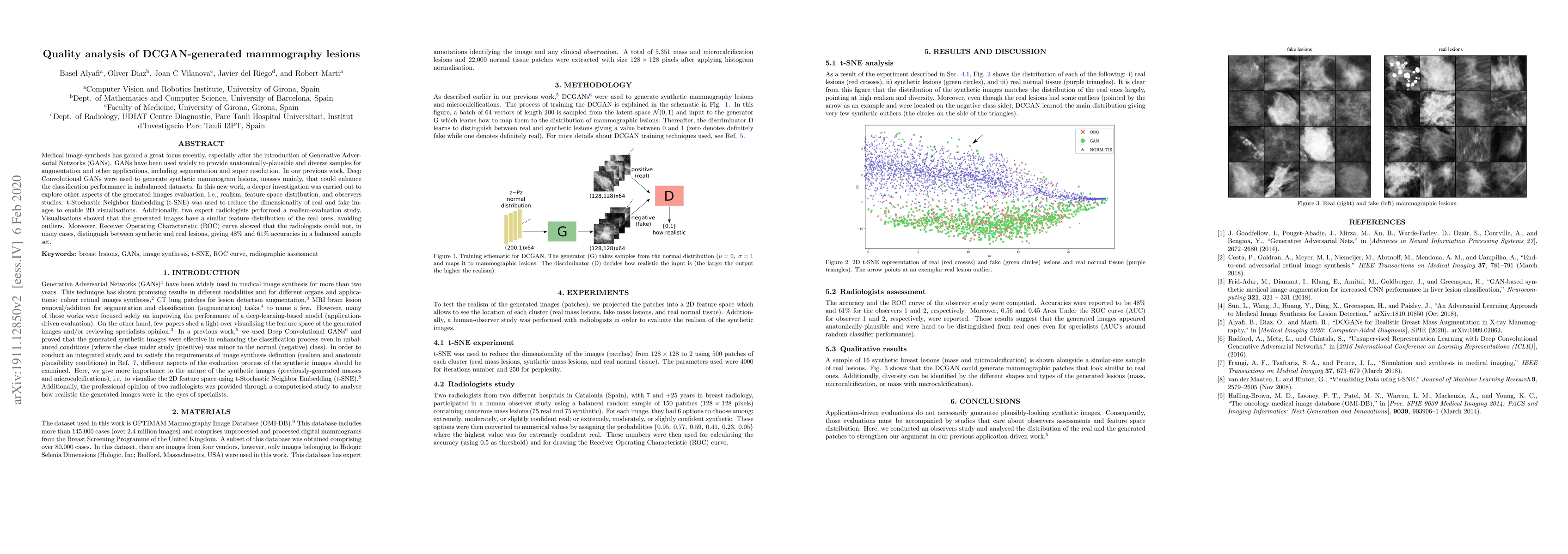 Thumbnail for Quality analysis of DCGAN-generated mammography lesions