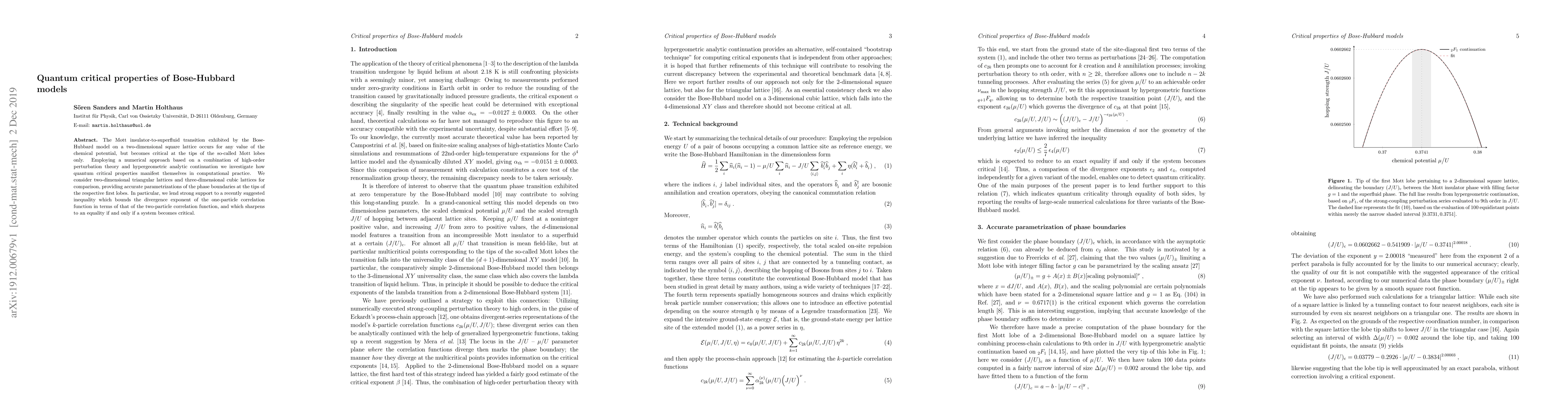 Thumbnail for Quantum critical properties of Bose-Hubbard models