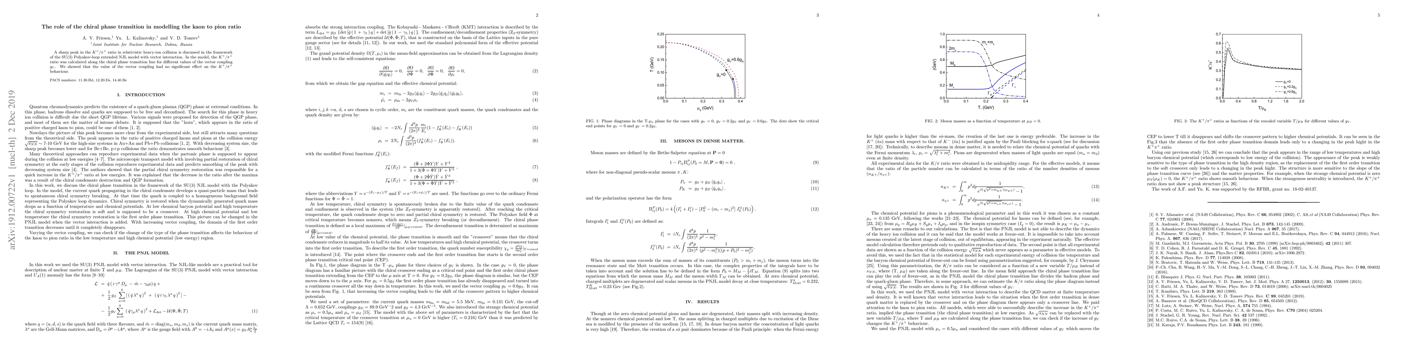 Thumbnail for The role of the chiral phase transition in modelling the kaon to pion
  ratio