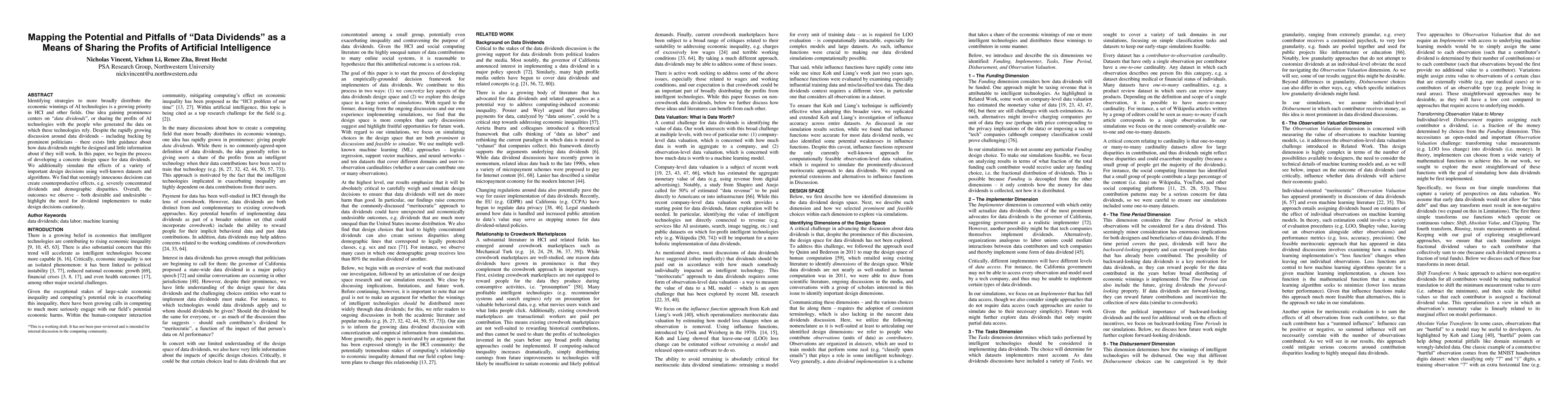 Thumbnail for Mapping the Potential and Pitfalls of "Data Dividends" as a Means of
  Sharing the Profits of Artificial Intelligence