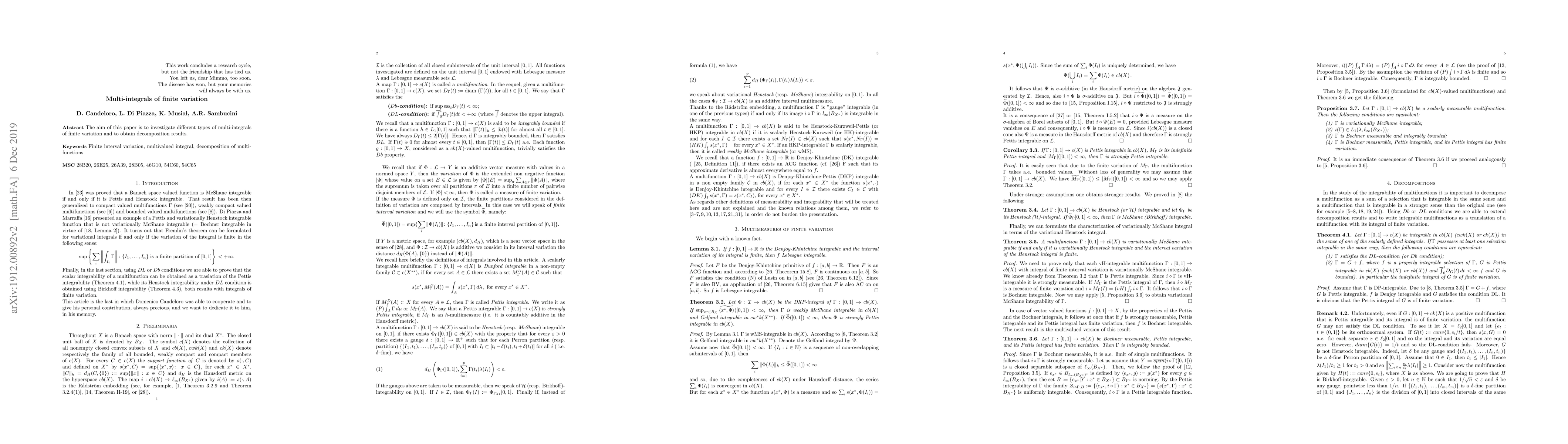 Thumbnail for Multi-integrals of finite variation