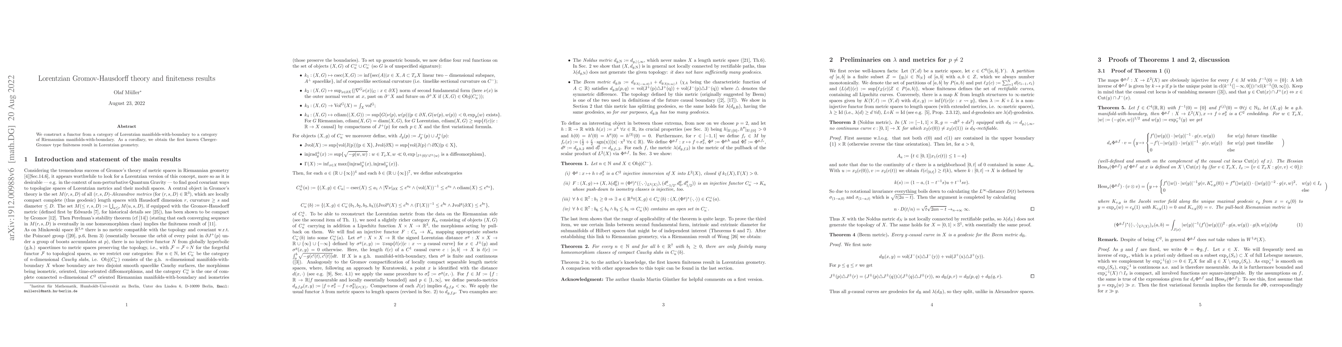 Thumbnail for Lorentzian Gromov-Hausdorff theory and finiteness results