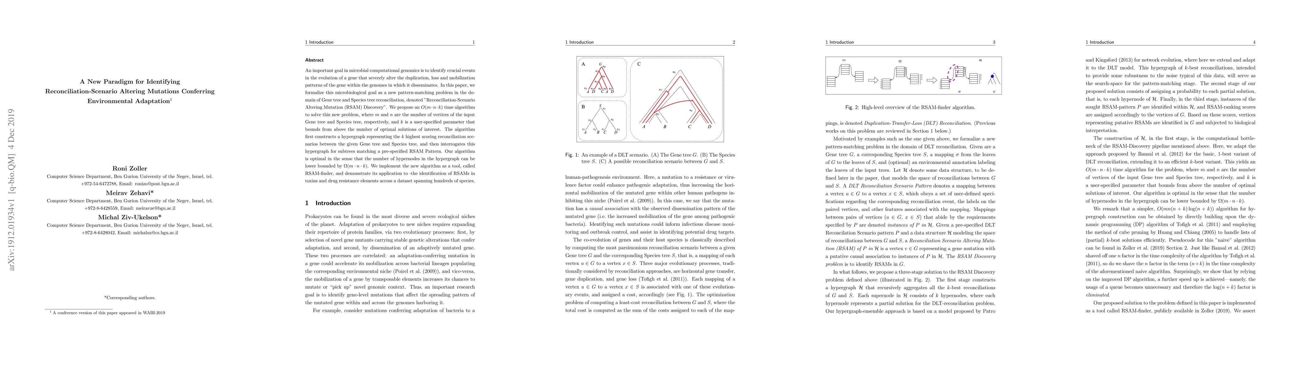 Thumbnail for A New Paradigm for Identifying Reconciliation-Scenario Altering
  Mutations Conferring Environmental Adaptation