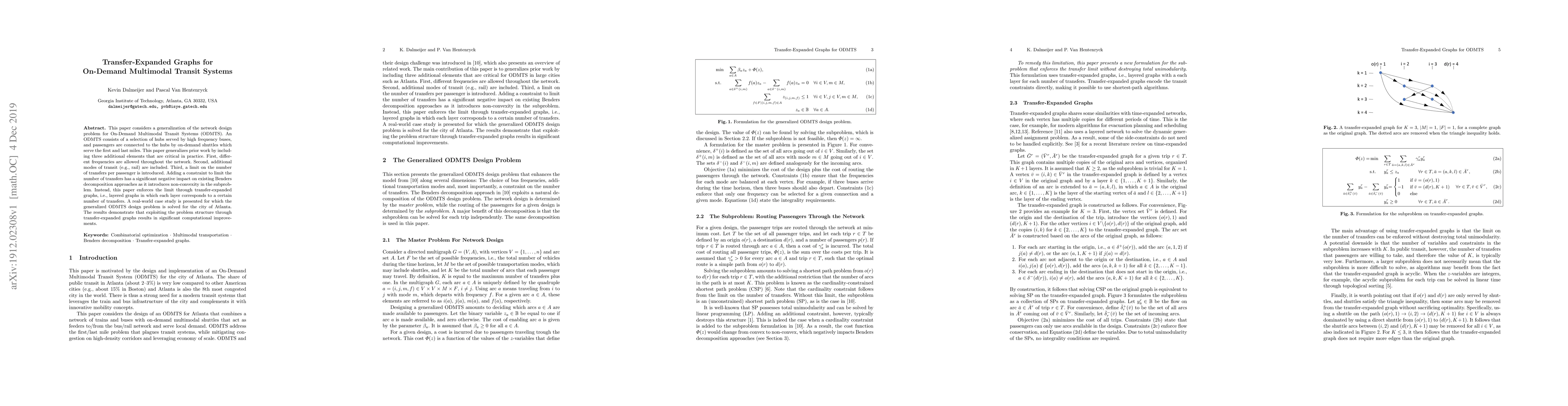 Thumbnail for Transfer-Expanded Graphs for On-Demand Multimodal Transit Systems
