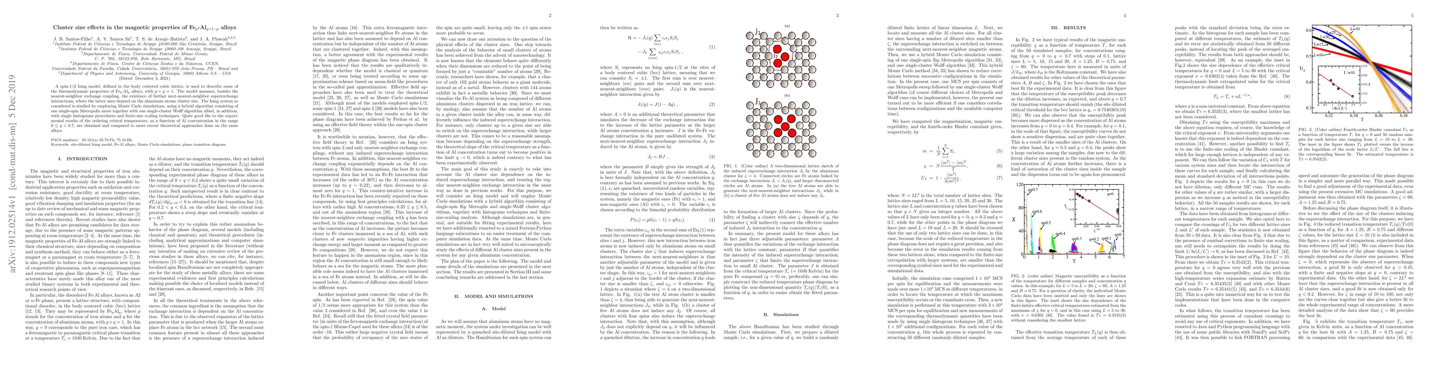 Thumbnail for Cluster size effects in the magnetic properties of Fe$_p$-Al$_{q=1-p}$
  alloys