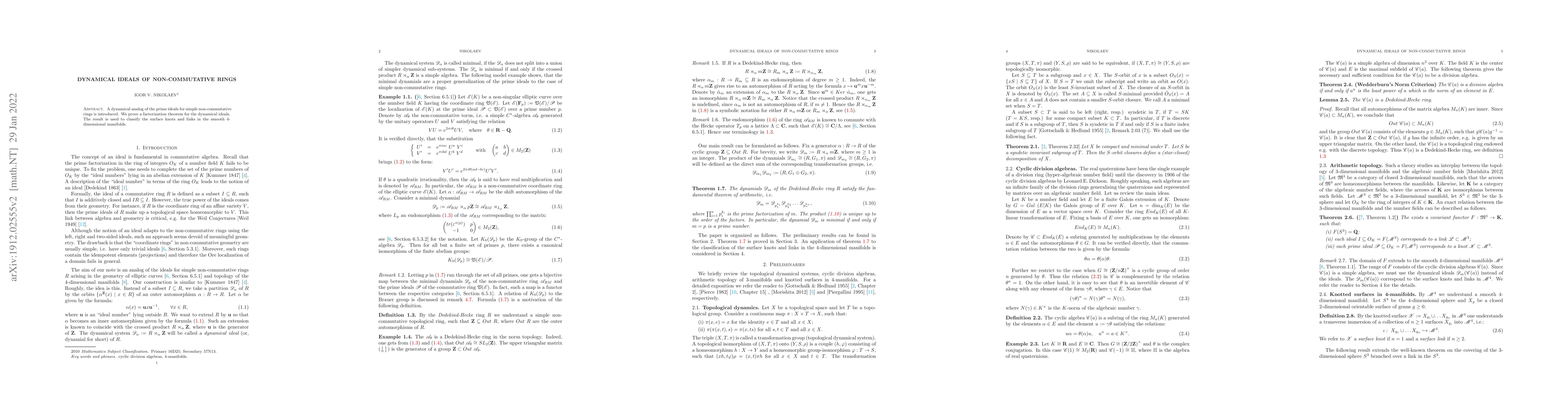 Thumbnail for Dynamical ideals of non-commutative rings