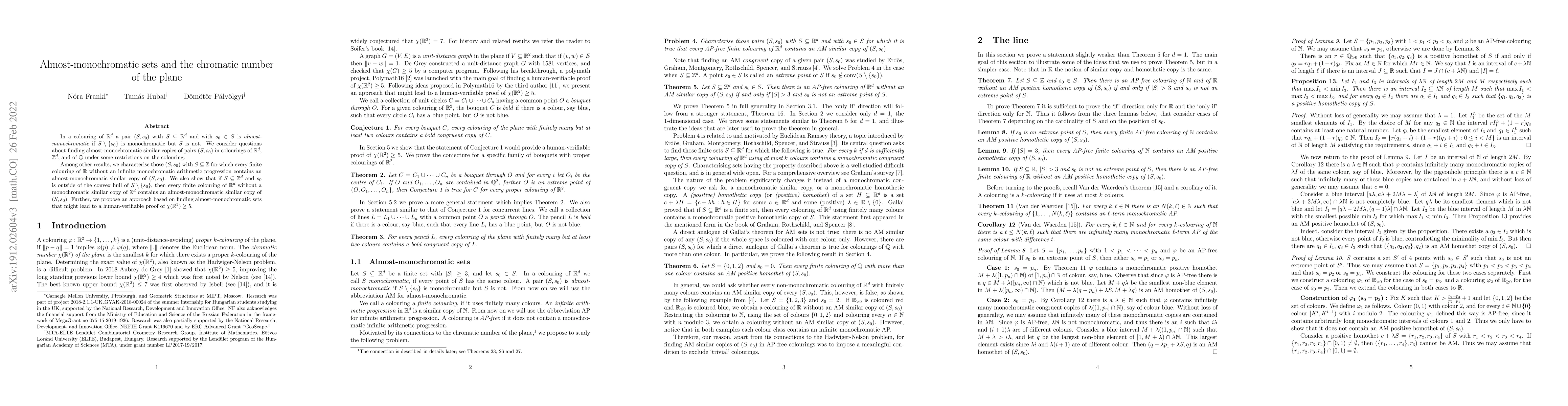 Thumbnail for Almost-monochromatic sets and the chromatic number of the plane