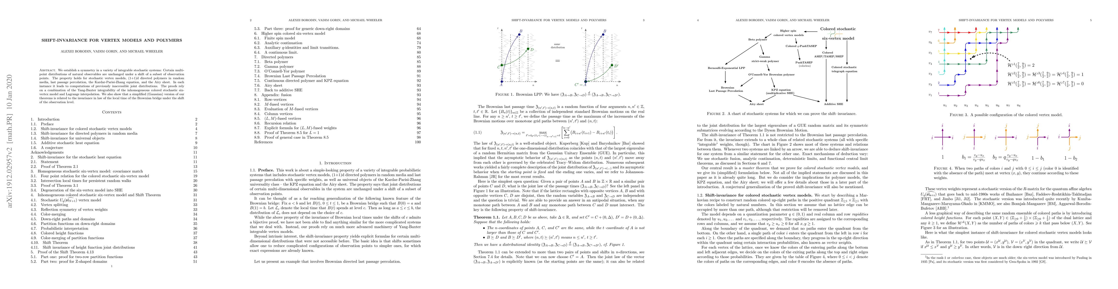 Thumbnail for Shift-invariance for vertex models and polymers