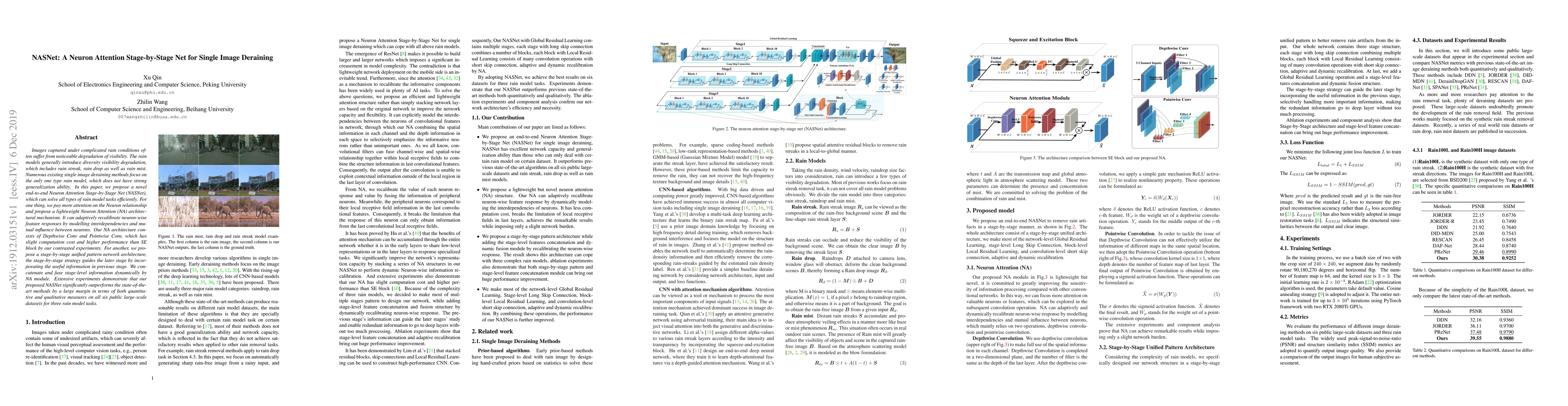 Thumbnail for NASNet: A Neuron Attention Stage-by-Stage Net for Single Image Deraining