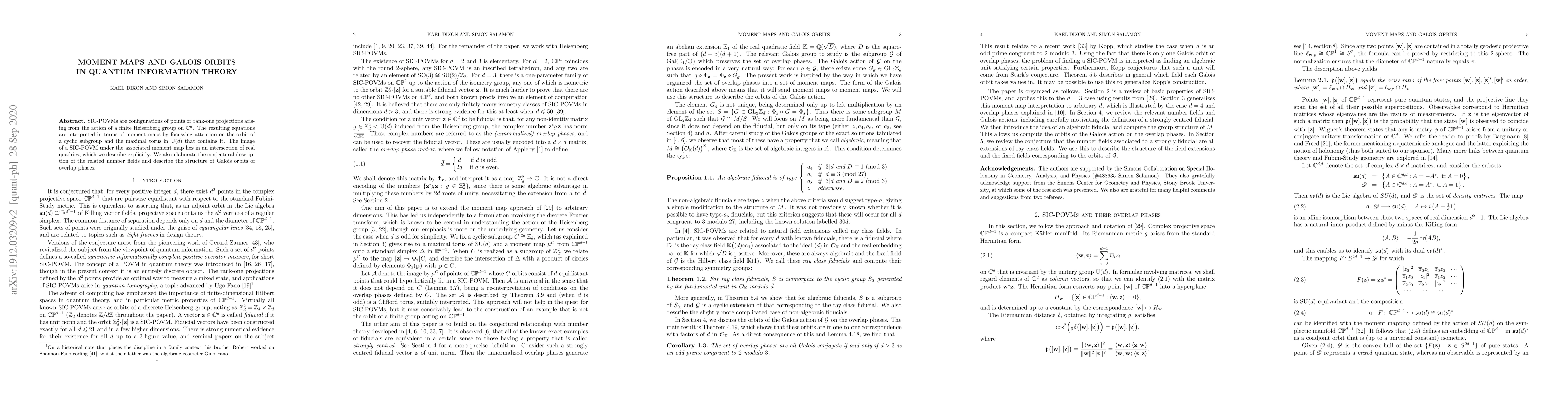 Thumbnail for Moment maps and Galois orbits in quantum information theory