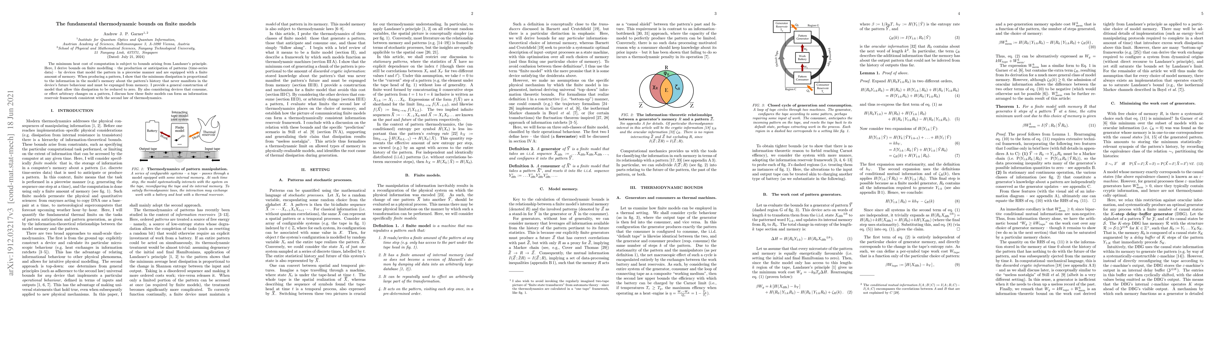 Thumbnail for The fundamental thermodynamic bounds on finite models
