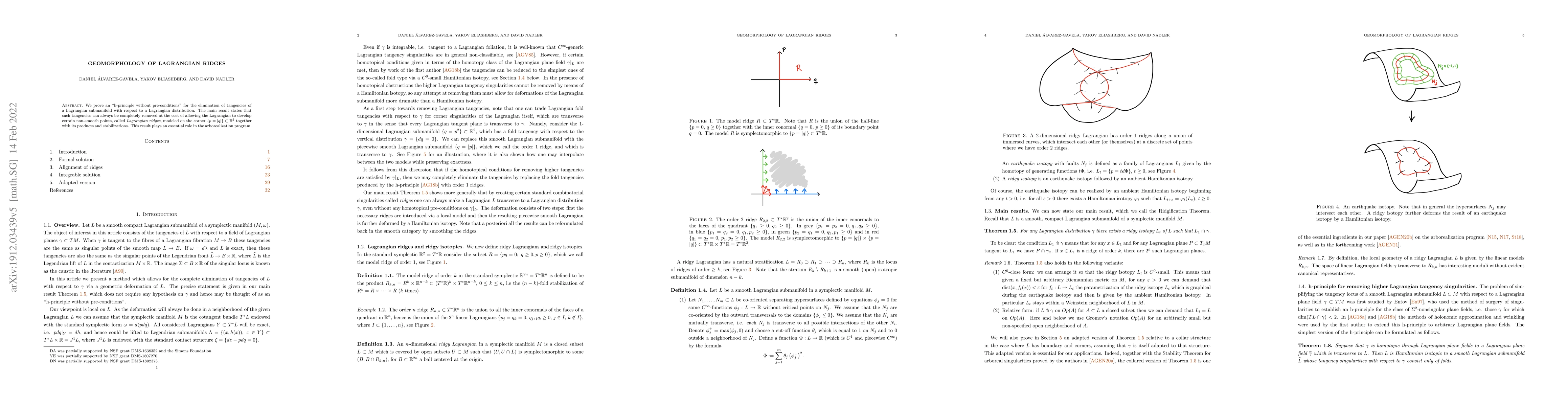 Thumbnail for Geomorphology of Lagrangian ridges