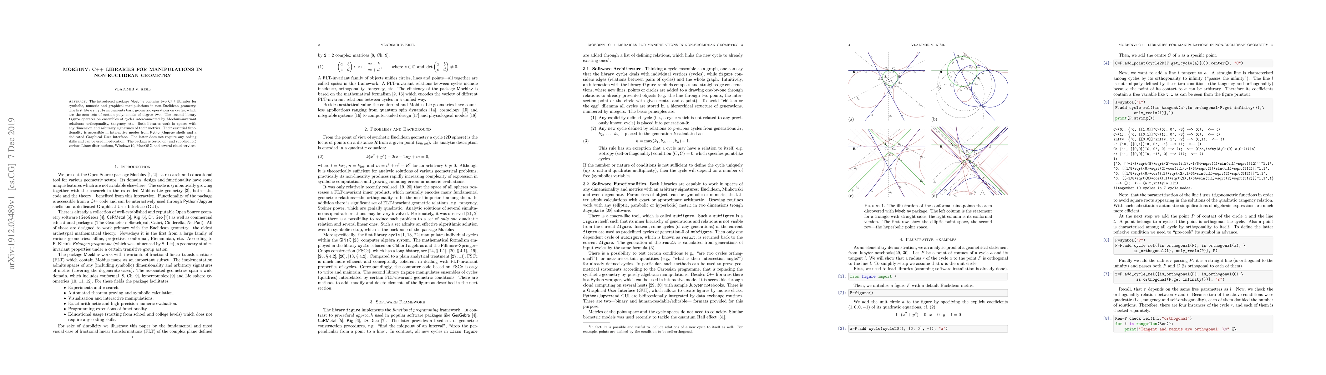 Thumbnail for MoebInv: C++ libraries for manipulations in non-Euclidean geometry