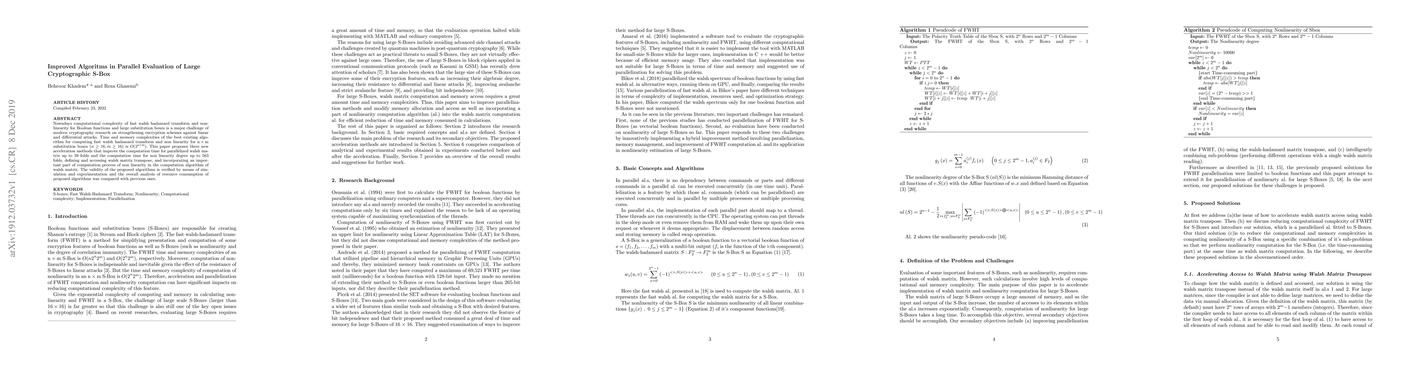 Thumbnail for Improved Algoritms in Parallel Evaluation of Large Cryptographic S-Box