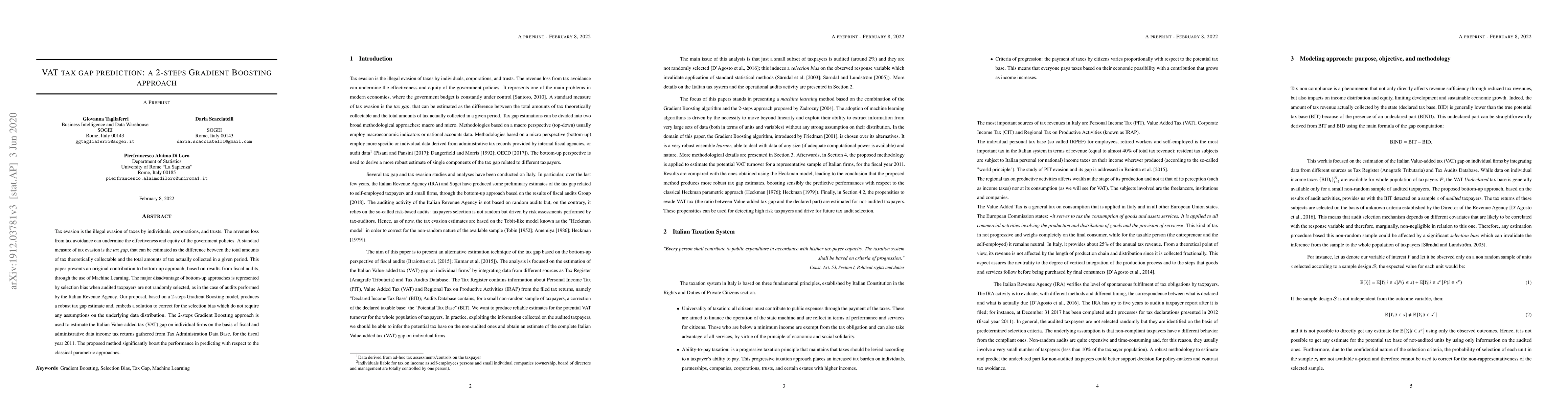Thumbnail for VAT tax gap prediction: a 2-steps Gradient Boosting approach