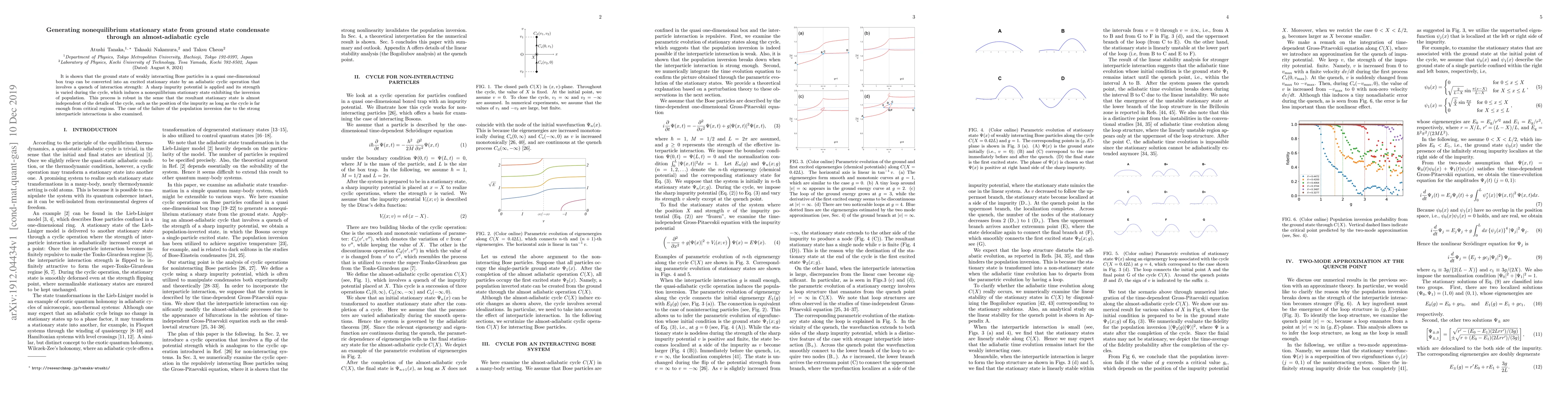 Thumbnail for Generating nonequilibrium stationary state from ground state condensate
  through an almost-adiabatic cycle