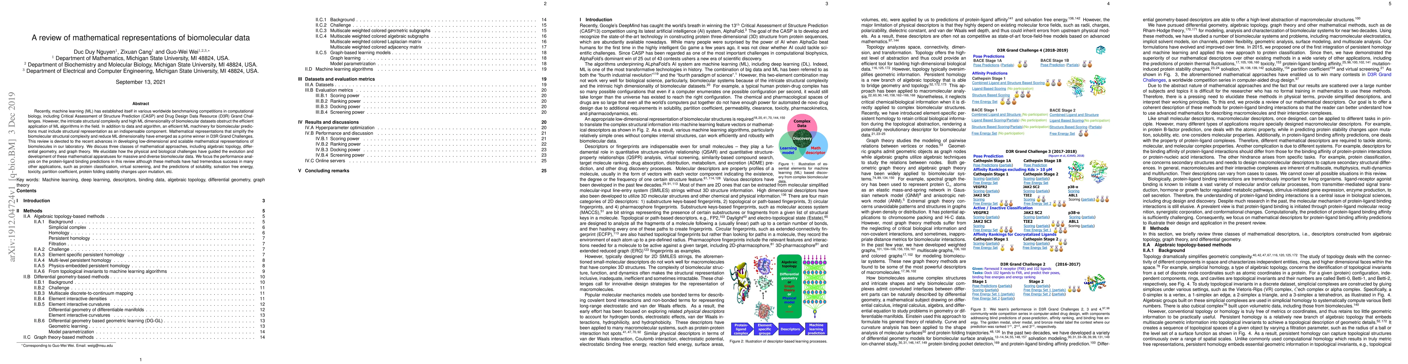 Thumbnail for A review of mathematical representations of biomolecules