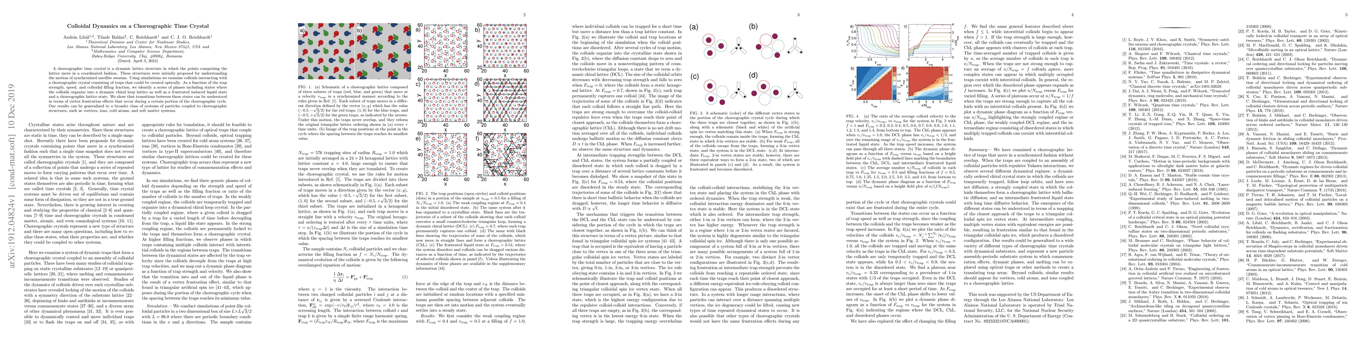 Thumbnail for Colloidal Dynamics on a Choreographic Time Crystal