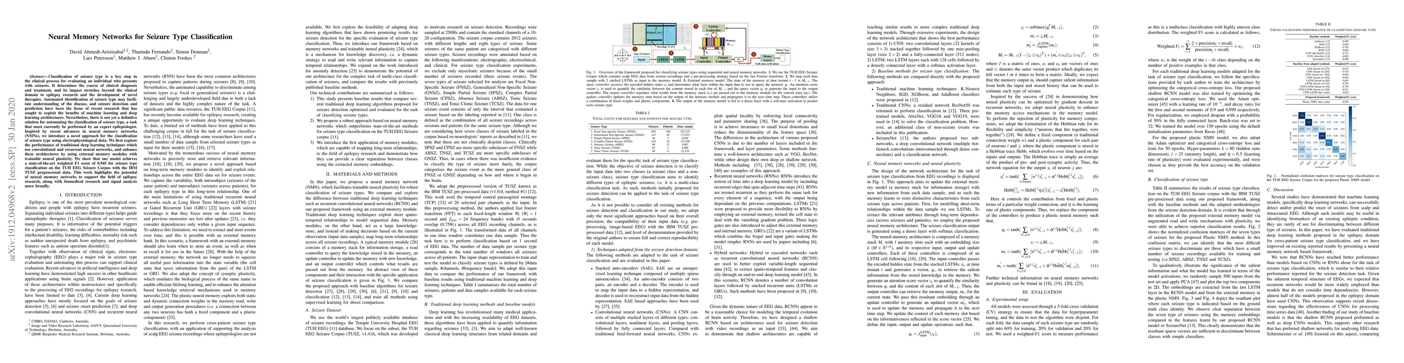 Thumbnail for Neural Memory Networks for Seizure Type Classification