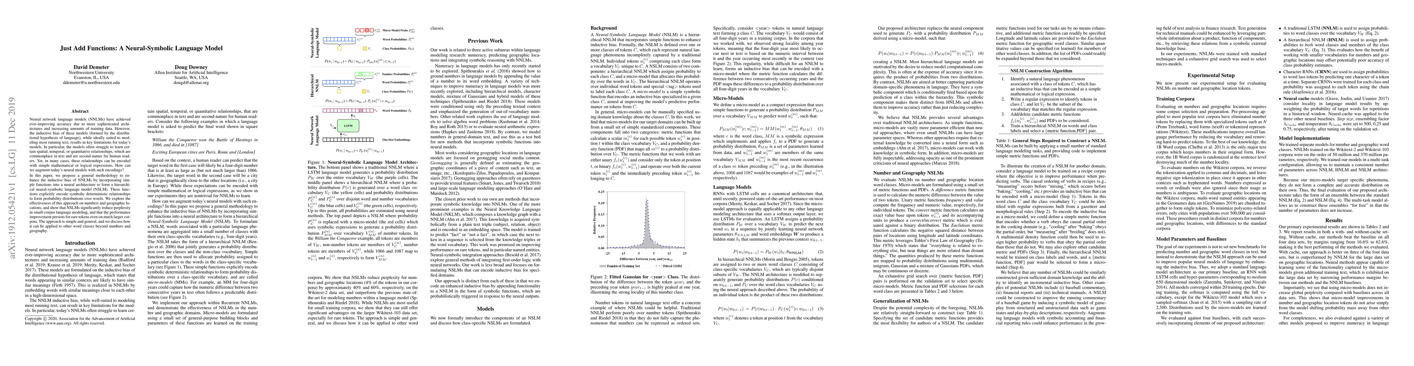 Thumbnail for Just Add Functions: A Neural-Symbolic Language Model