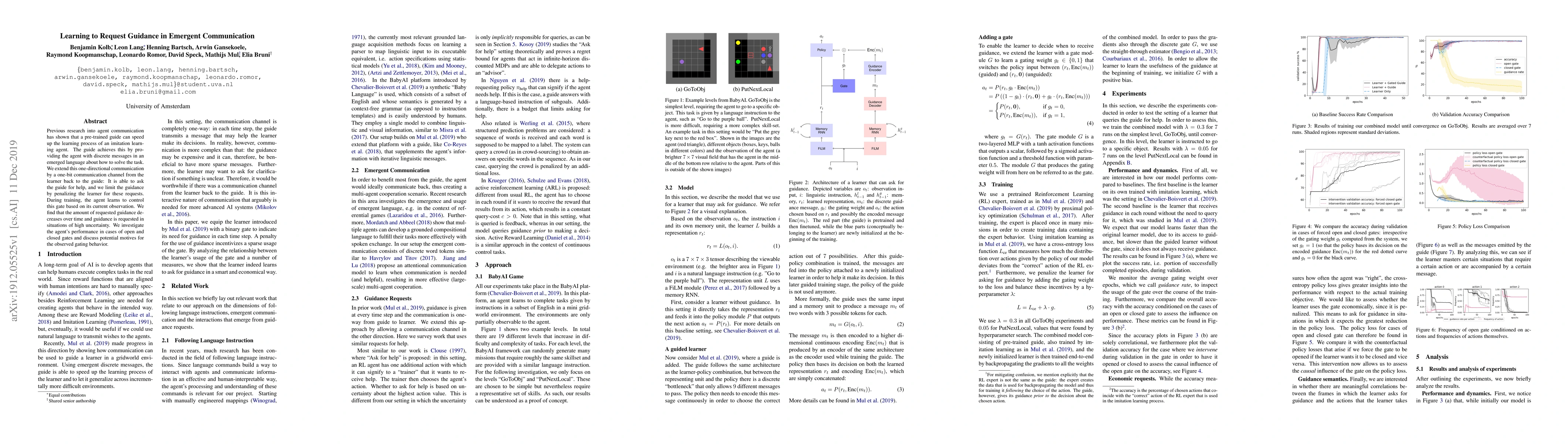 Thumbnail for Learning to Request Guidance in Emergent Communication