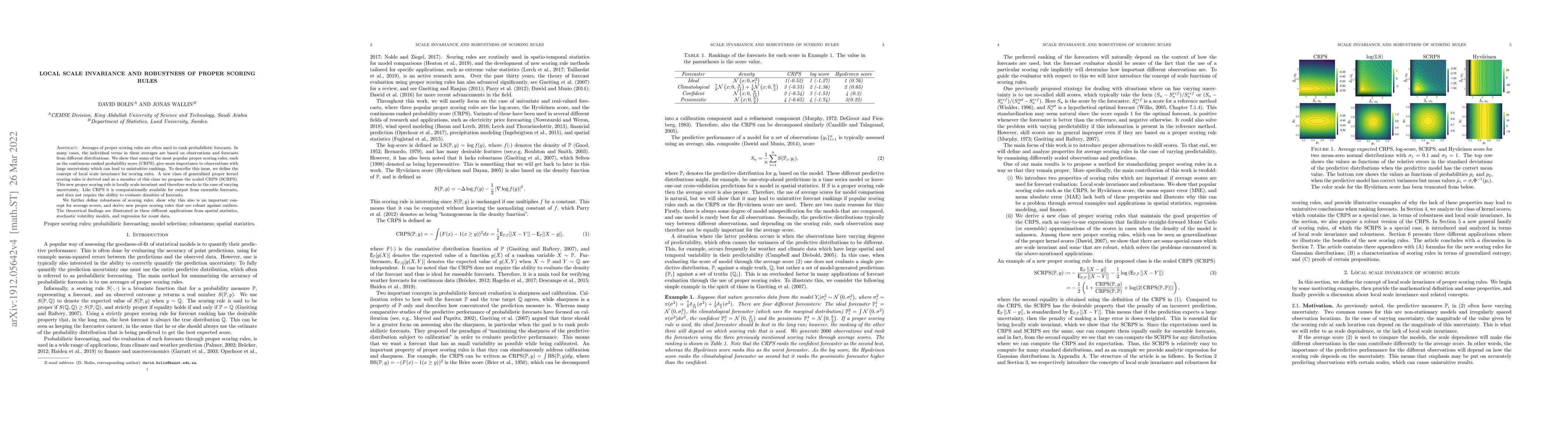 Thumbnail for Local scale invariance and robustness of proper scoring rules