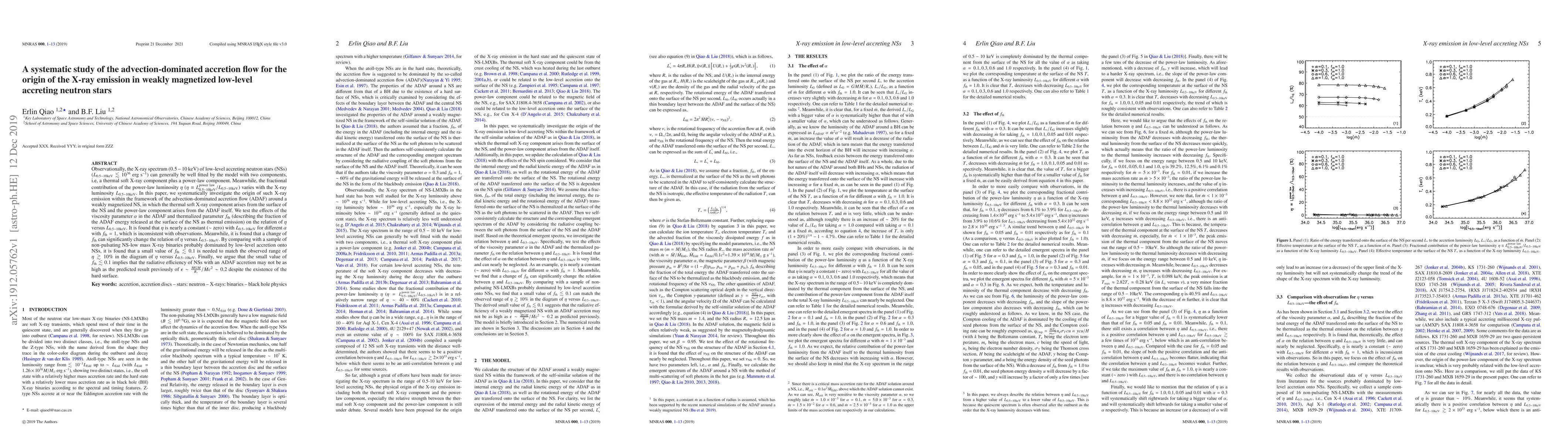 Thumbnail for A systematic study of the advection-dominated accretion flow for the
  origin of the X-ray emission in weakly magnetized low-level accreting neutron
  star