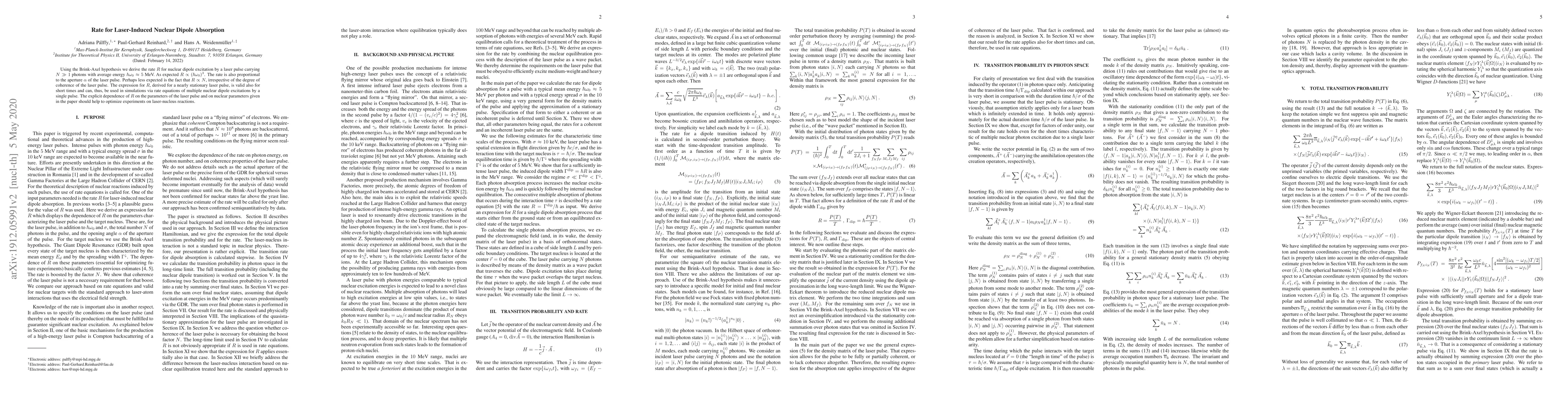 Thumbnail for Rate for Laser-Induced Nuclear Dipole Absorption