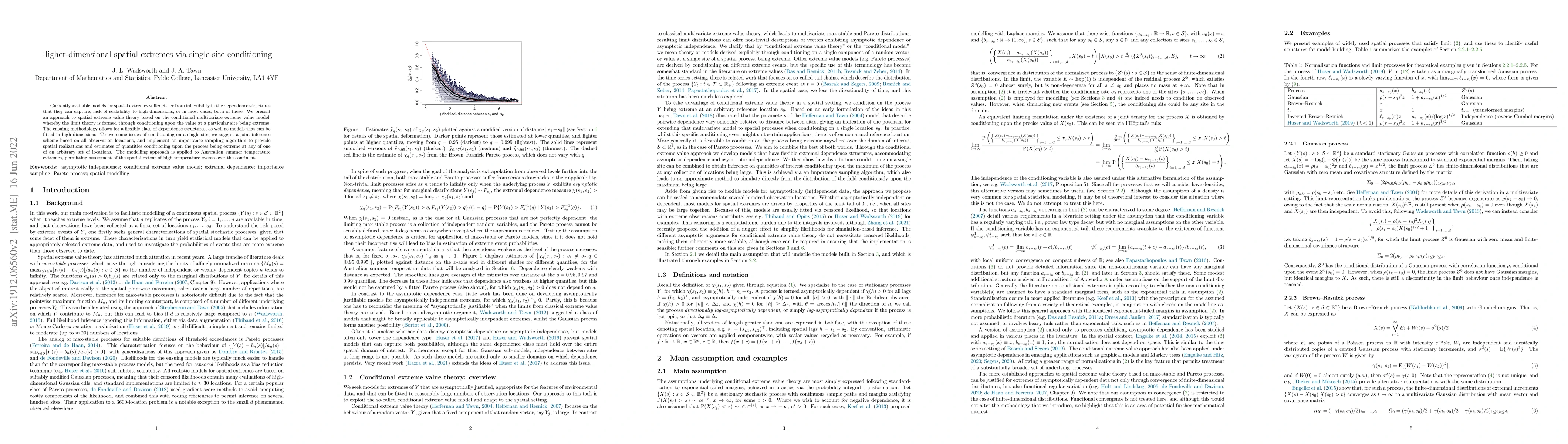 Thumbnail for Higher-dimensional spatial extremes via single-site conditioning
